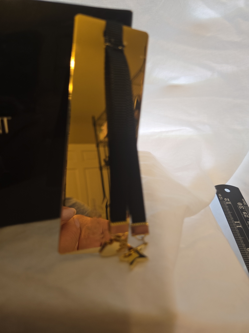 Yves Saint Laurent Black Makeup Brush Set + Bookmark With Charms - Picture 2 of 10
